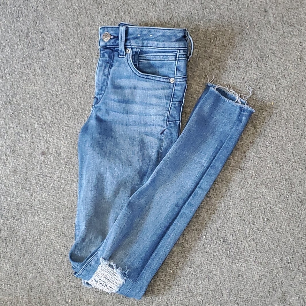 Classic High-Rise Blue Women's Skinny Jeans